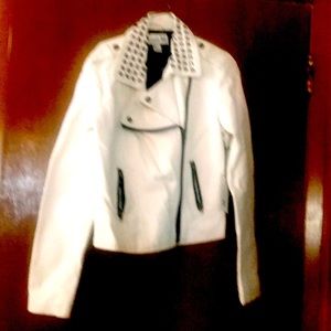 Forever 21, size S, white leather